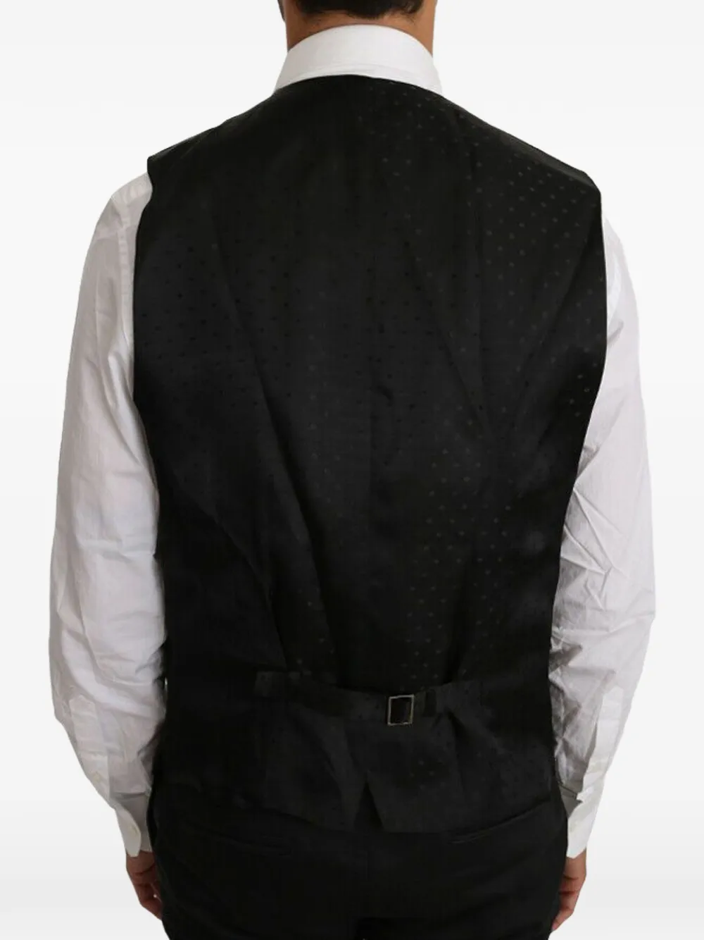 Dolce & Gabbana Gilet met V-hals en knopen Zwart