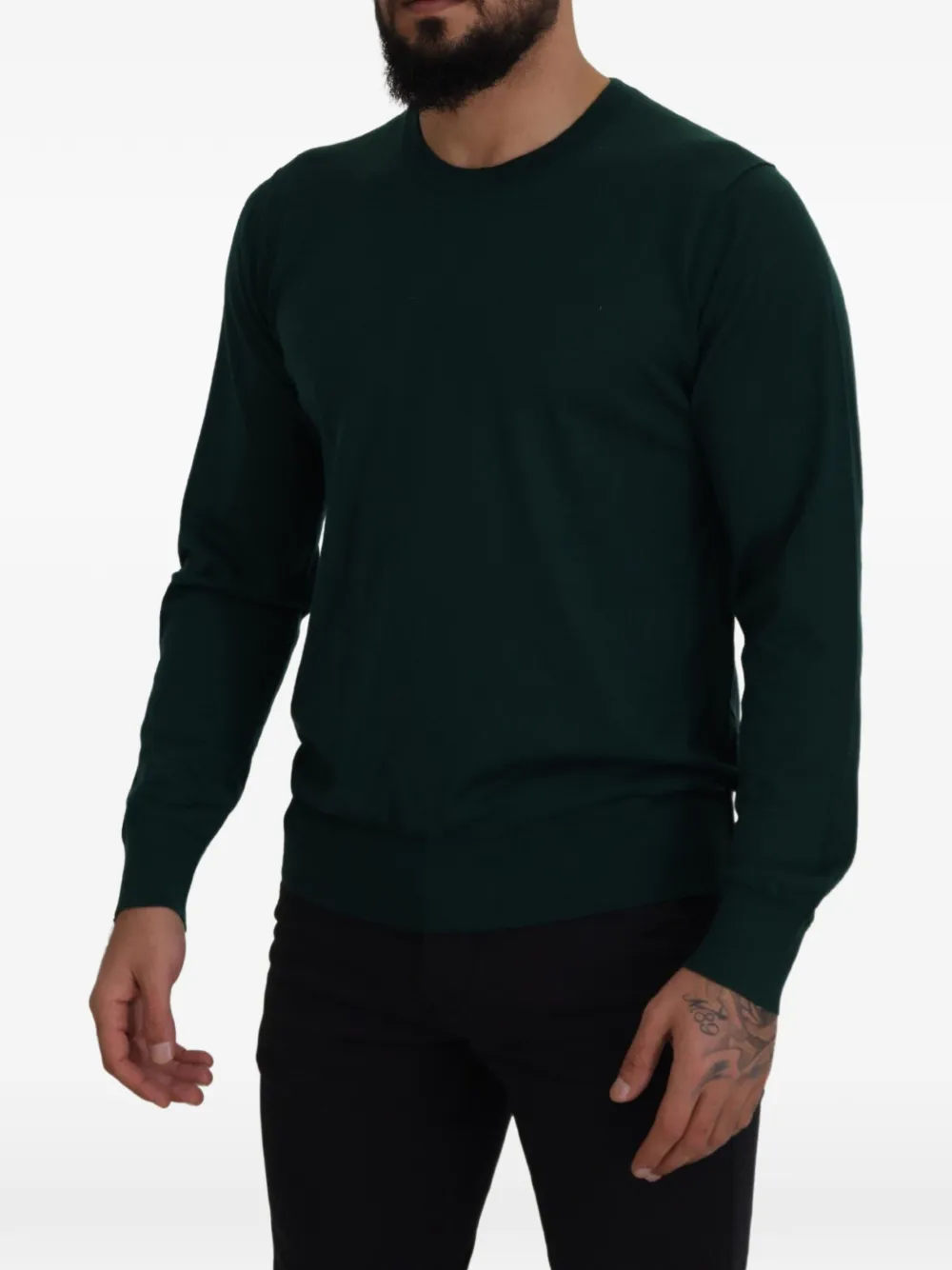 Dolce & Gabbana crew-neck sweater Groen