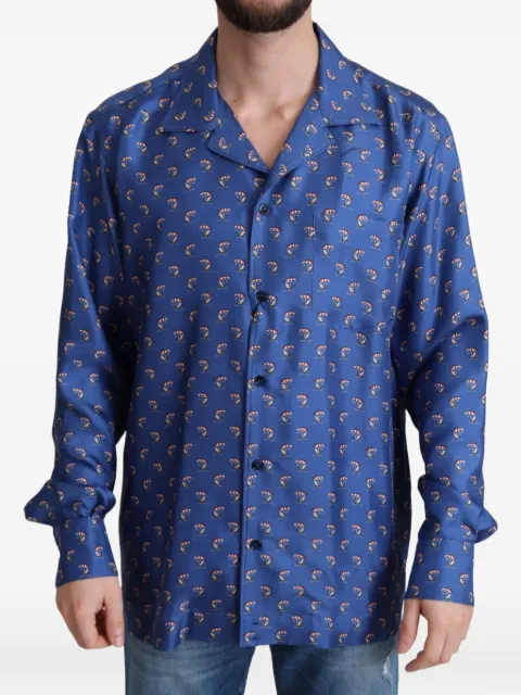 Dolce & Gabbana camisa con silla estampada