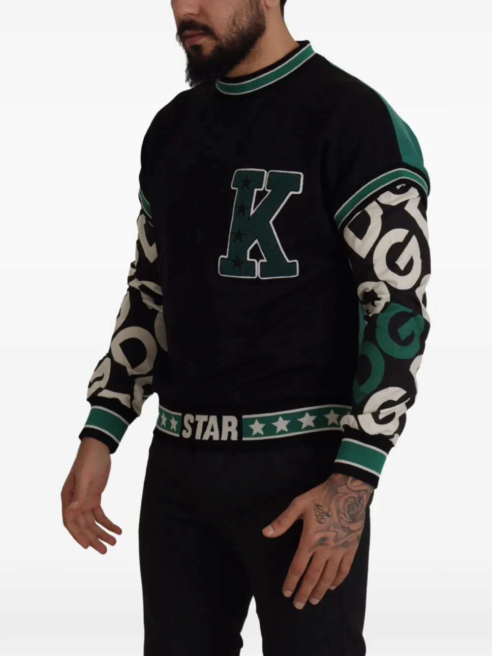 Dolce & Gabbana Sweater met logoprint Zwart
