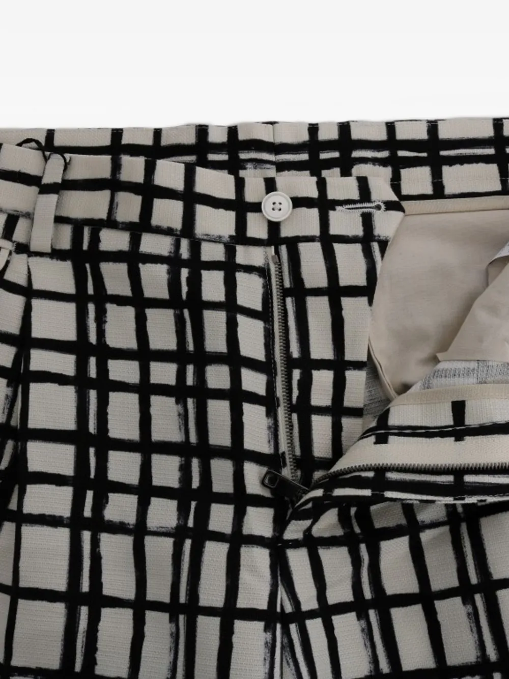 Dolce & Gabbana Shorts met raster-print Zwart