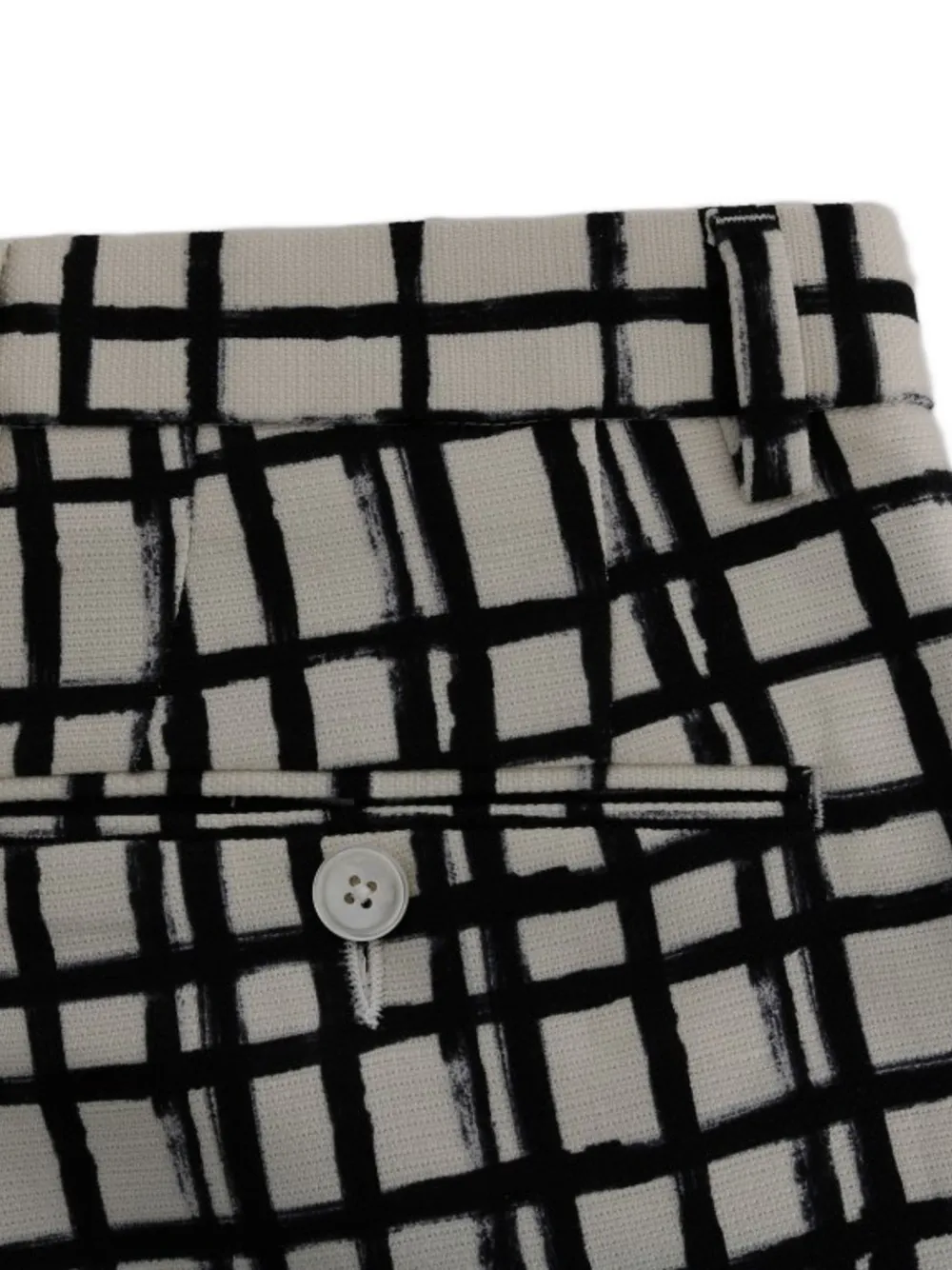 Dolce & Gabbana Shorts met raster-print Zwart