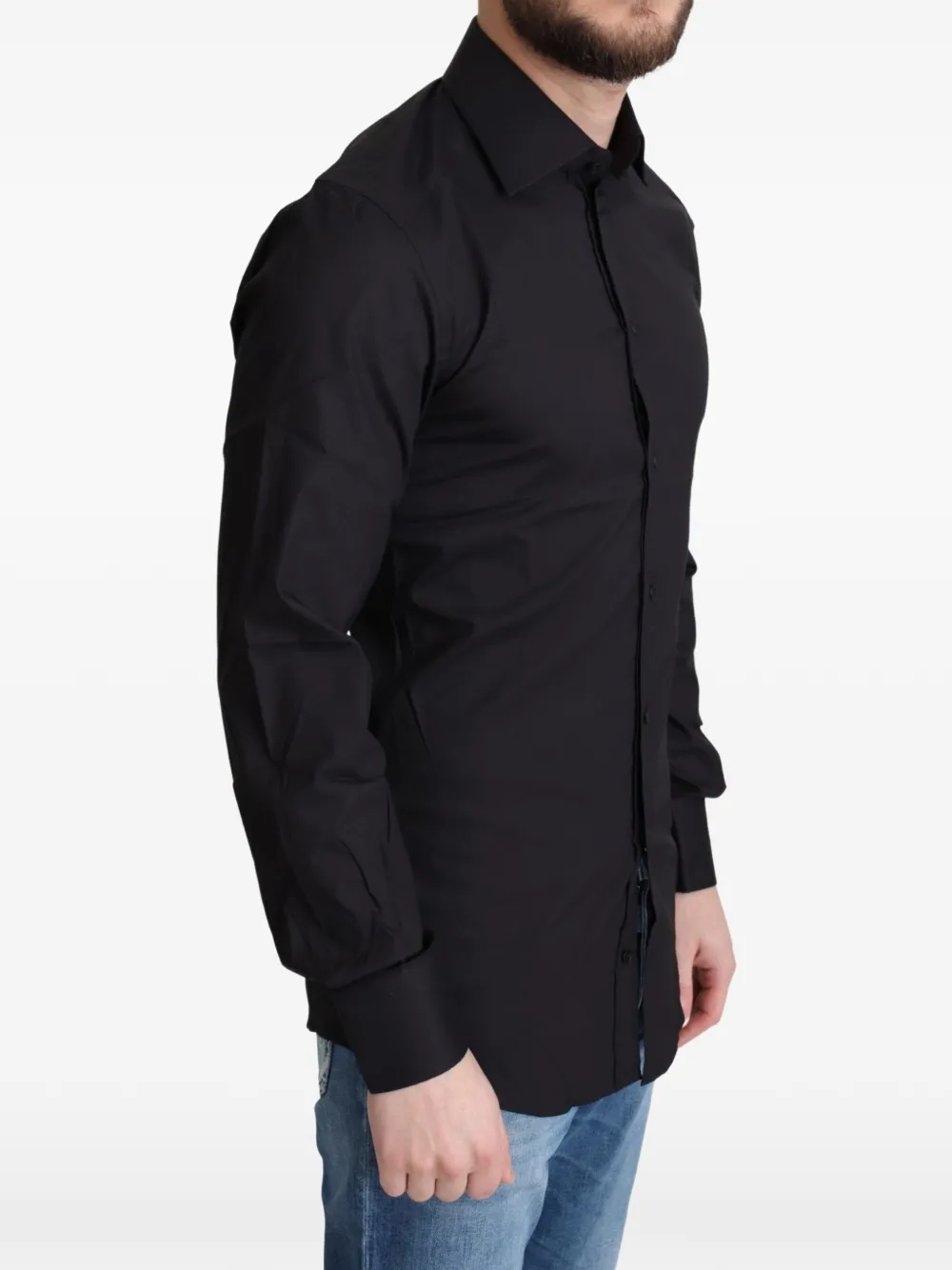 Dolce & Gabbana Getailleerd overhemd Zwart