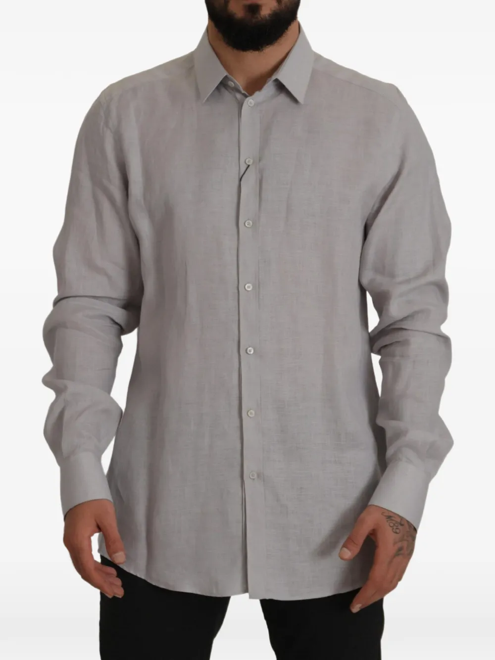 Dolce & Gabbana long-sleeves shirt Grijs