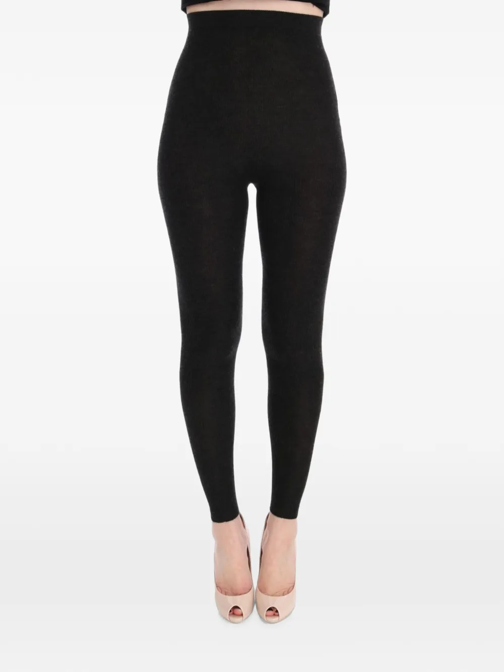 Dolce & Gabbana ribbed-knit leggings - Noir Dolce & Gabbana ribbed-knit leggings - Noir