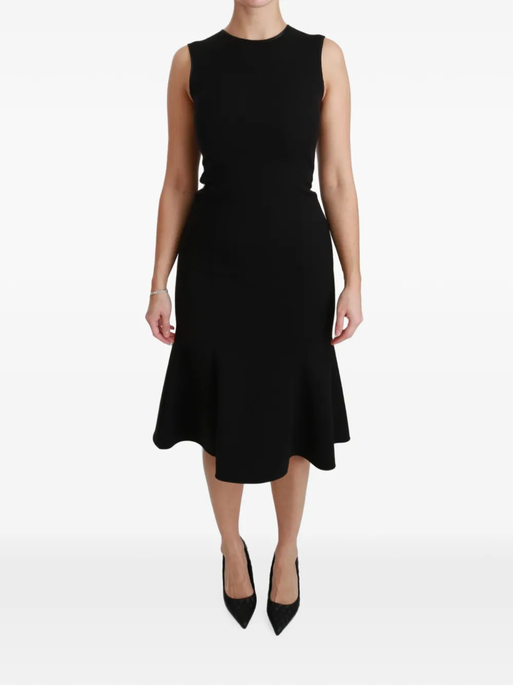 Dolce & Gabbana sleeveless A-line dress - Schwarz