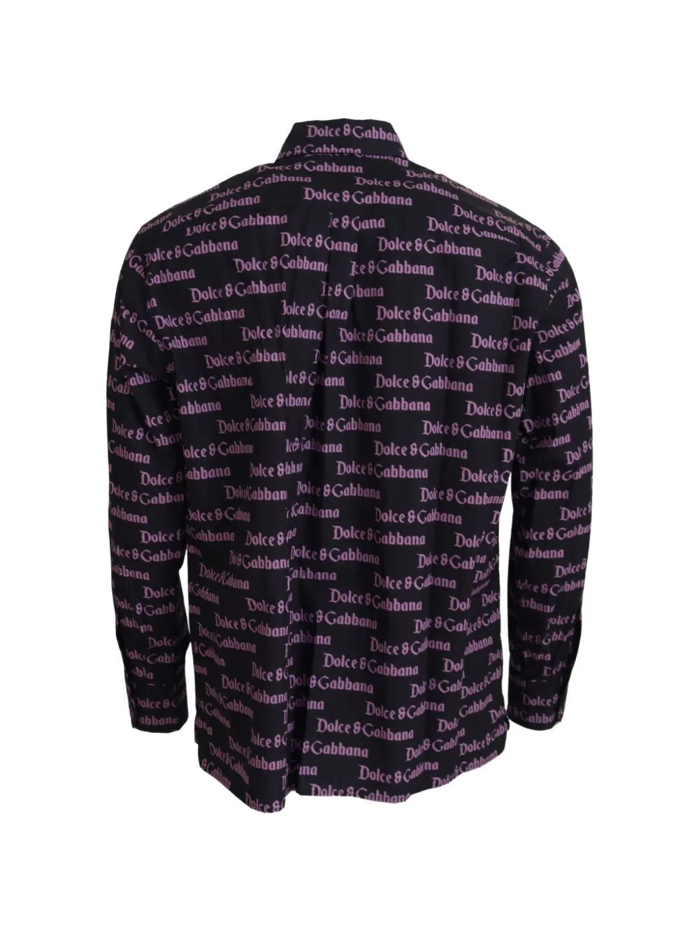 Dolce & Gabbana Overhemd met logoprint Zwart