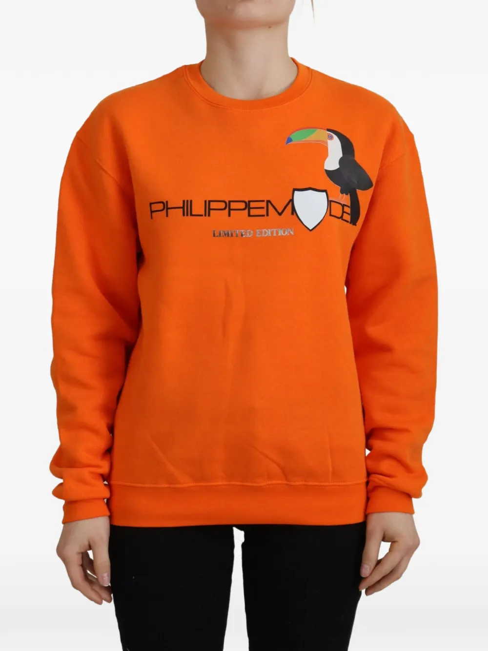 Philippe Model Paris sweat à imprimé toucan - Orange