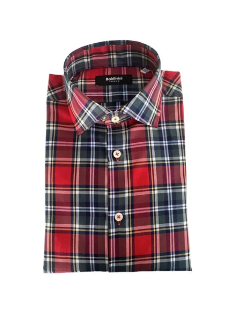Baldinini tartan-check shirt