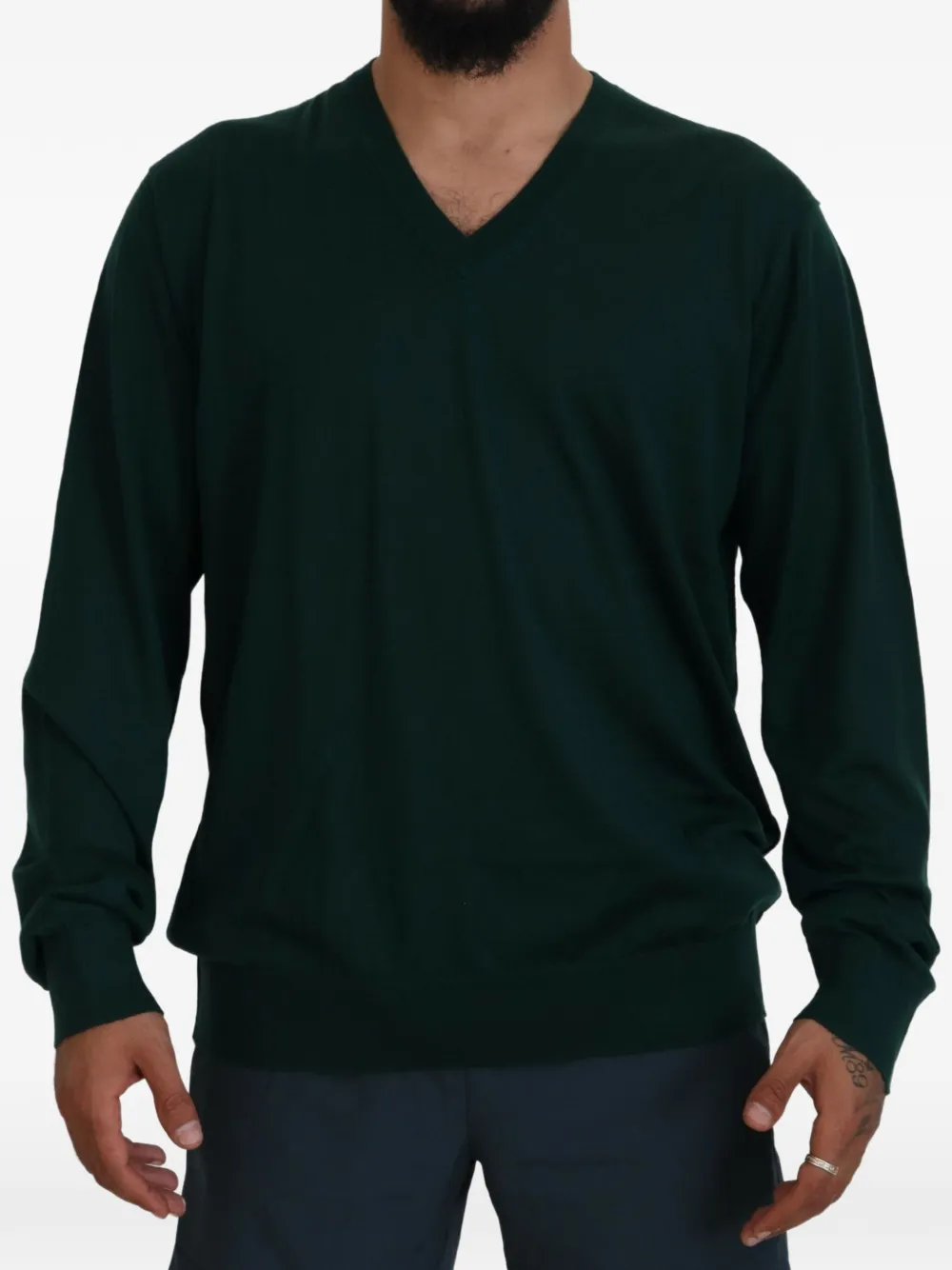Dolce & Gabbana V-neck sweater - Green