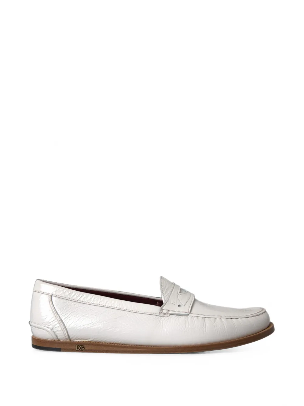 Dolce & Gabbana leather loafers - Bianco