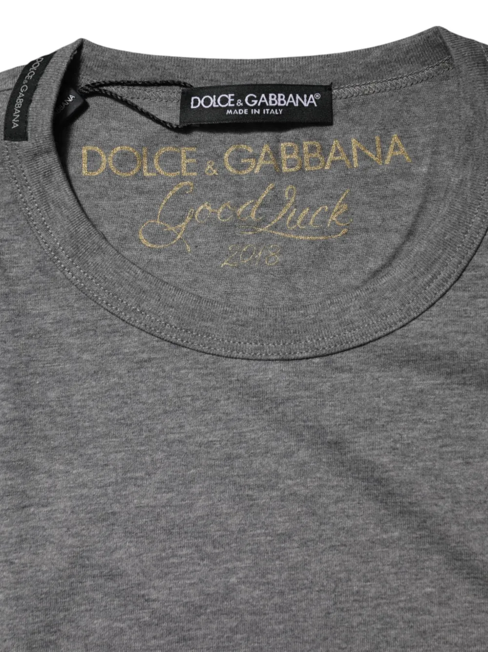 Dolce & Gabbana T-shirt met ronde hals Grijs