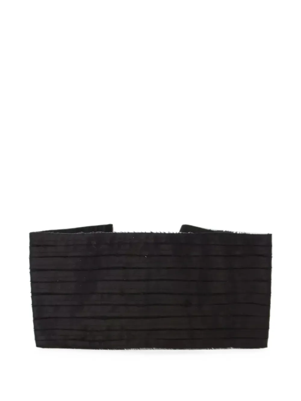 Dolce & Gabbana pleated frayed belt