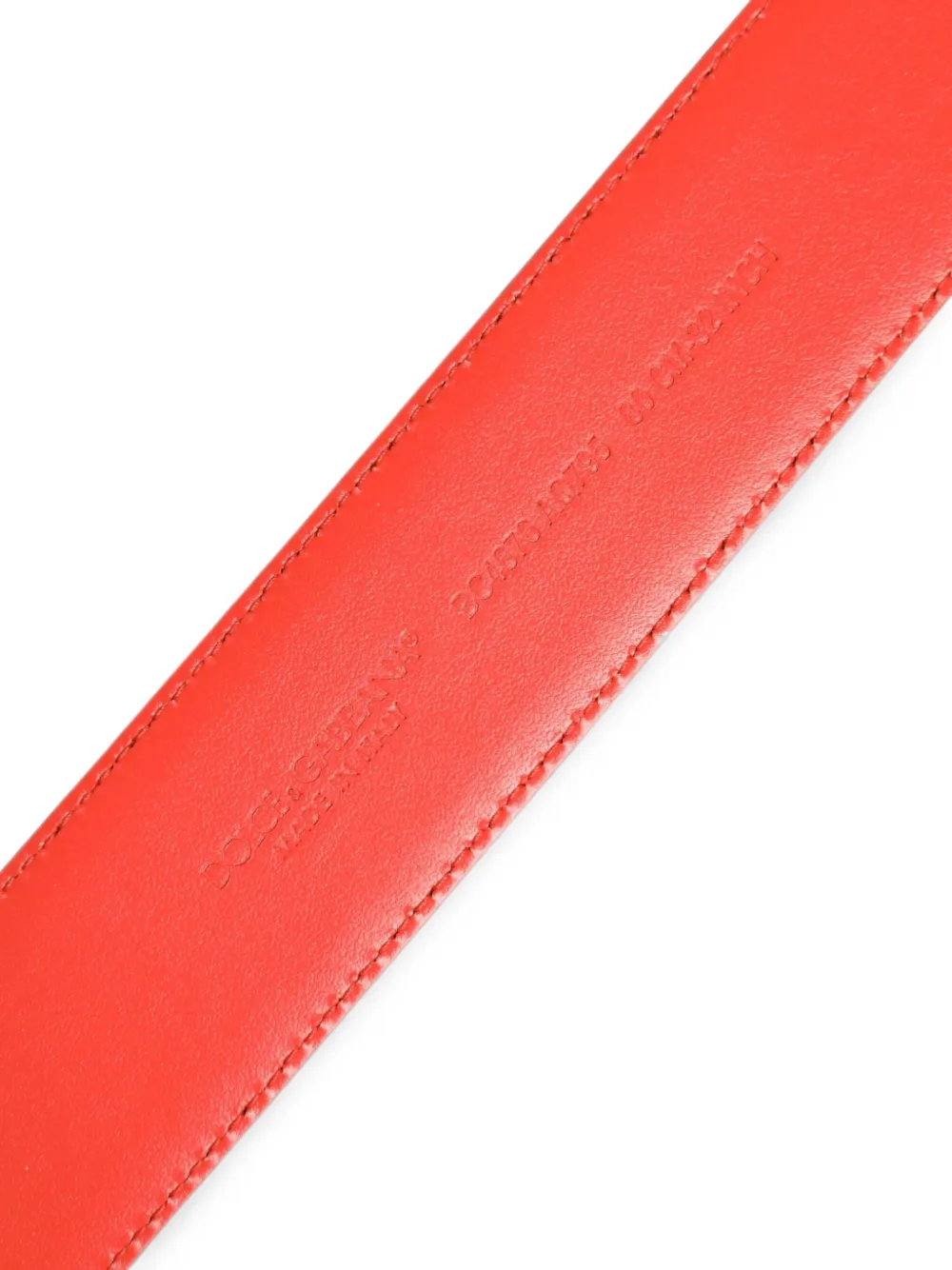Dolce & Gabbana Riem met logo-plakkaat Oranje