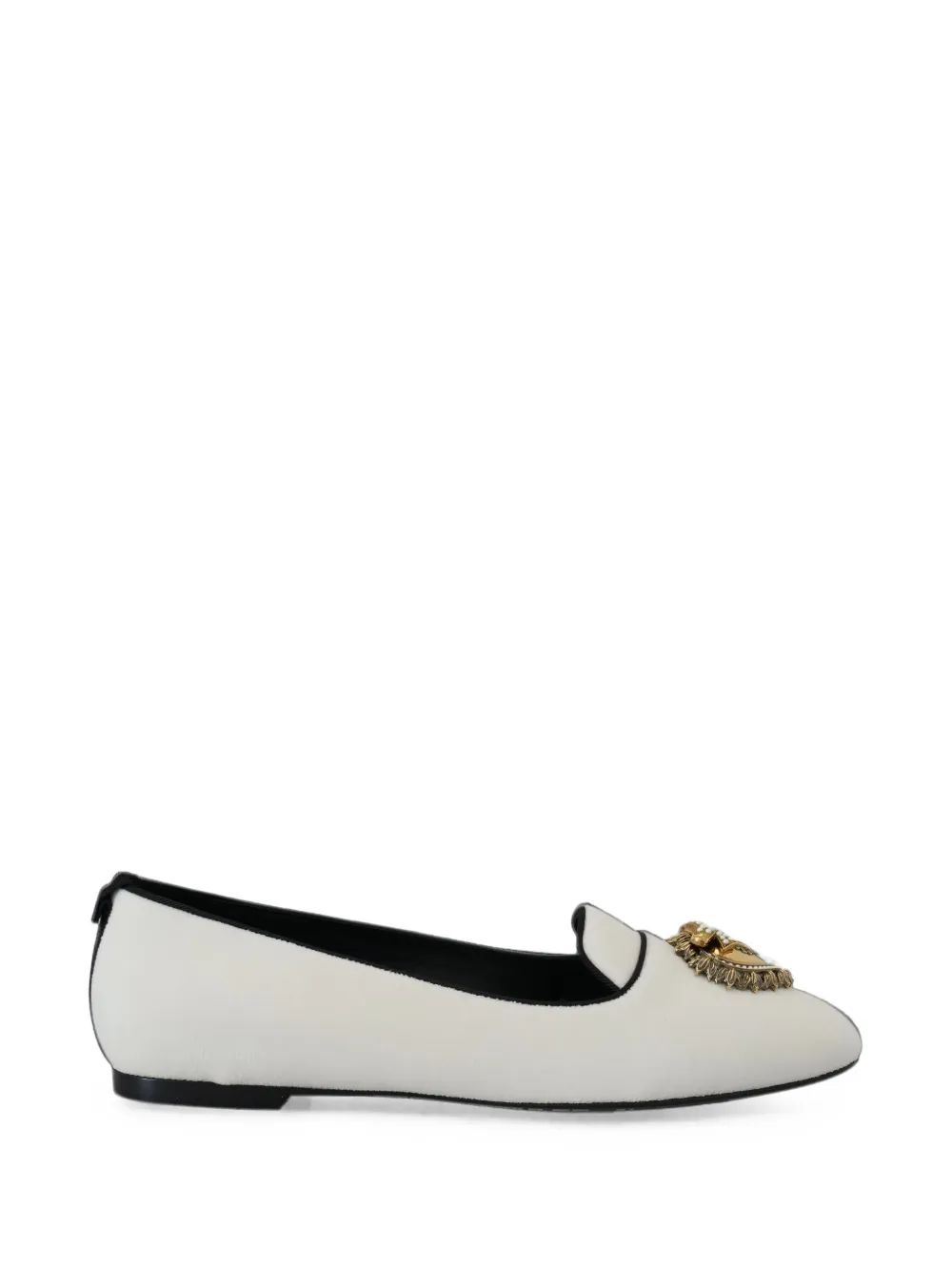 Dolce & Gabbana embellished velvet loafers