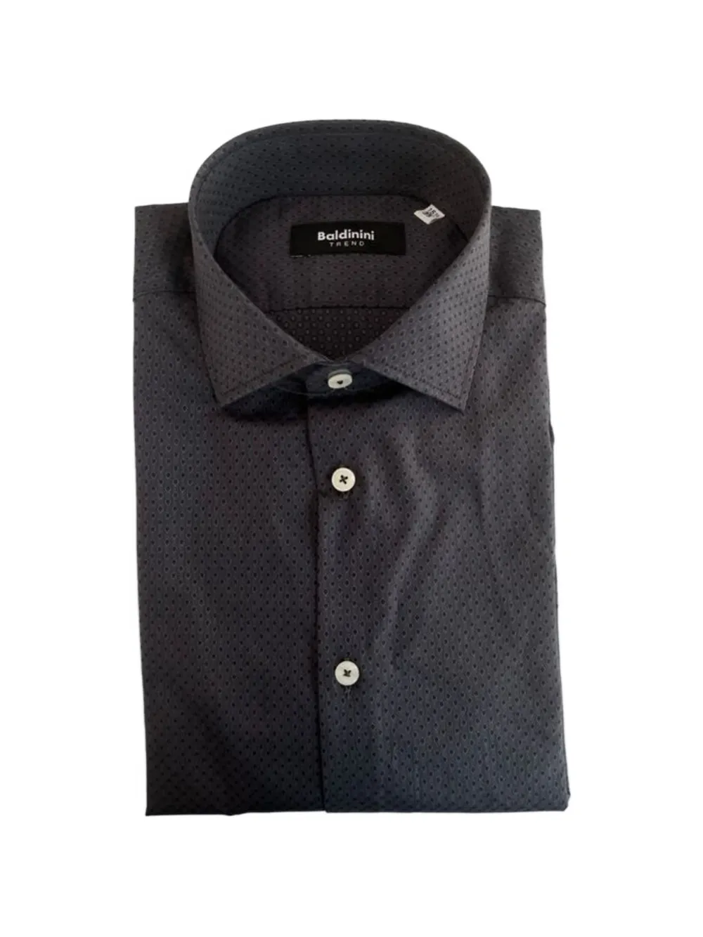 Baldinini micro-patterned cotton shirt