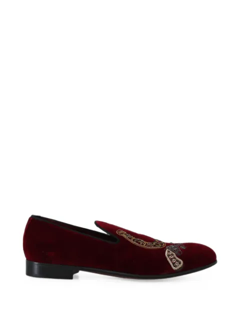Dolce & Gabbana embroidered loafers