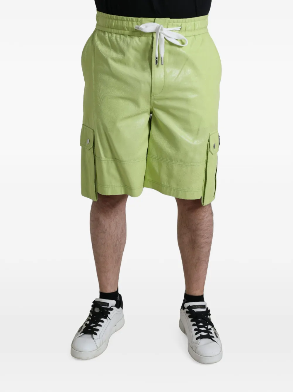 Dolce & Gabbana short cargo à lien de resserrage - Vert Dolce & Gabbana short cargo à lien de resserrage - Vert