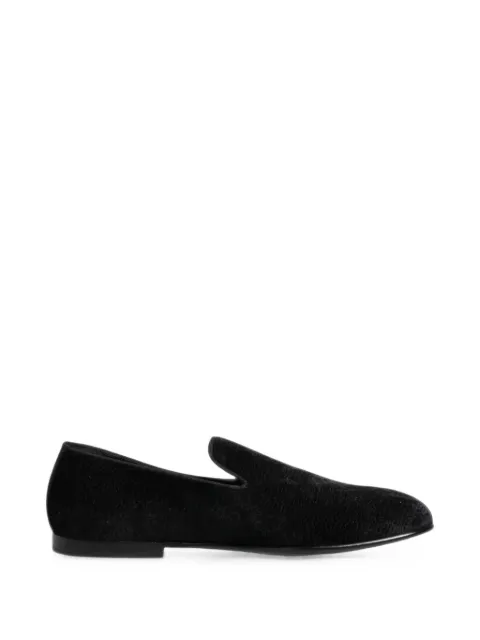 Dolce & Gabbana jacquard velvet loafers