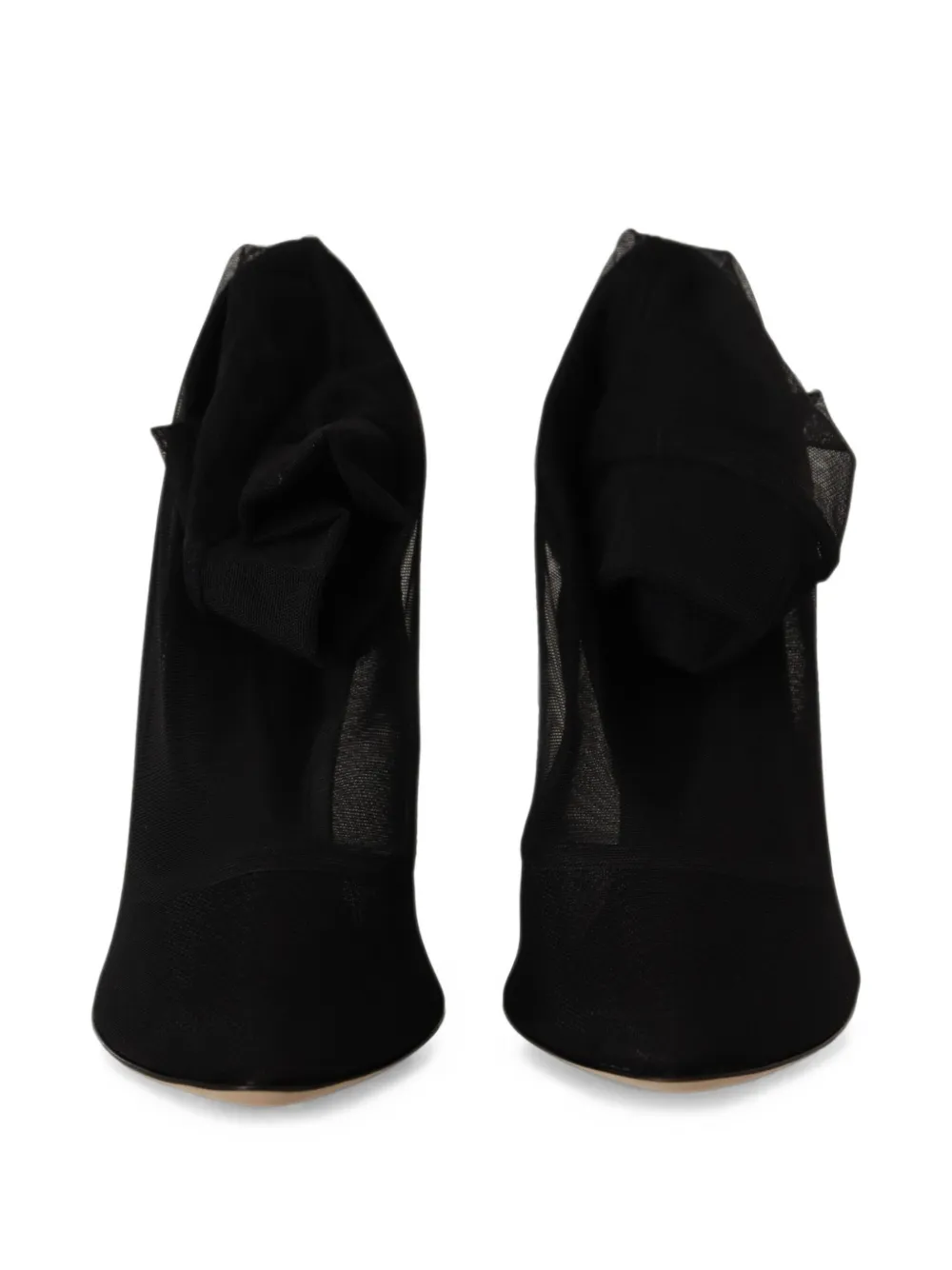 Dolce & Gabbana mesh pointed-toe pumps Zwart