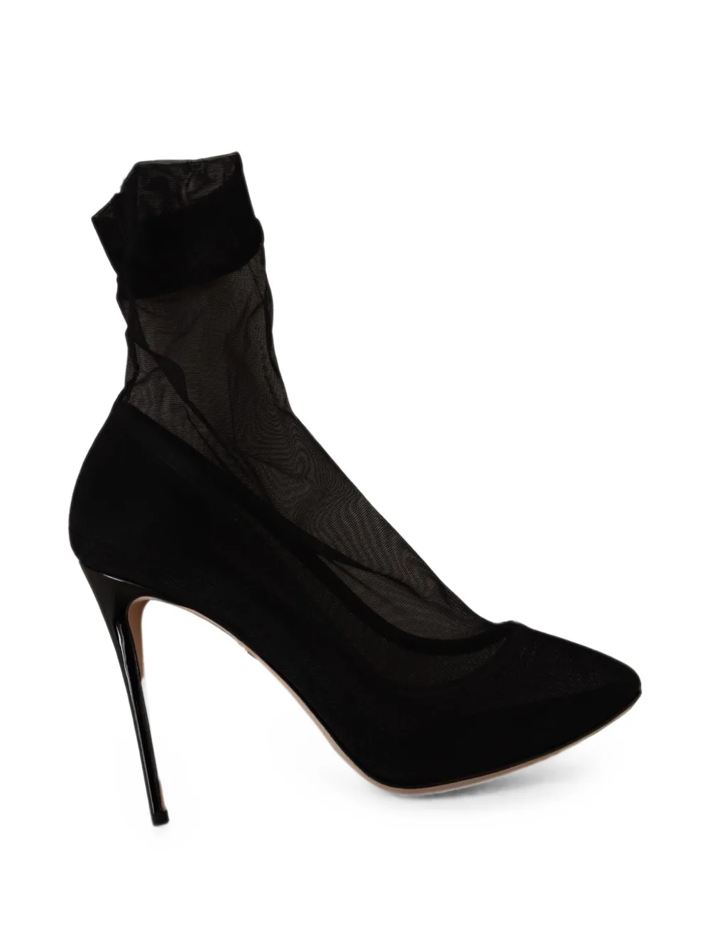 Dolce & Gabbana mesh pointed-toe pumps Zwart