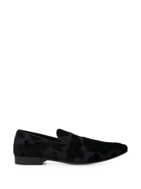 Dolce & Gabbana floral-brocade loafers