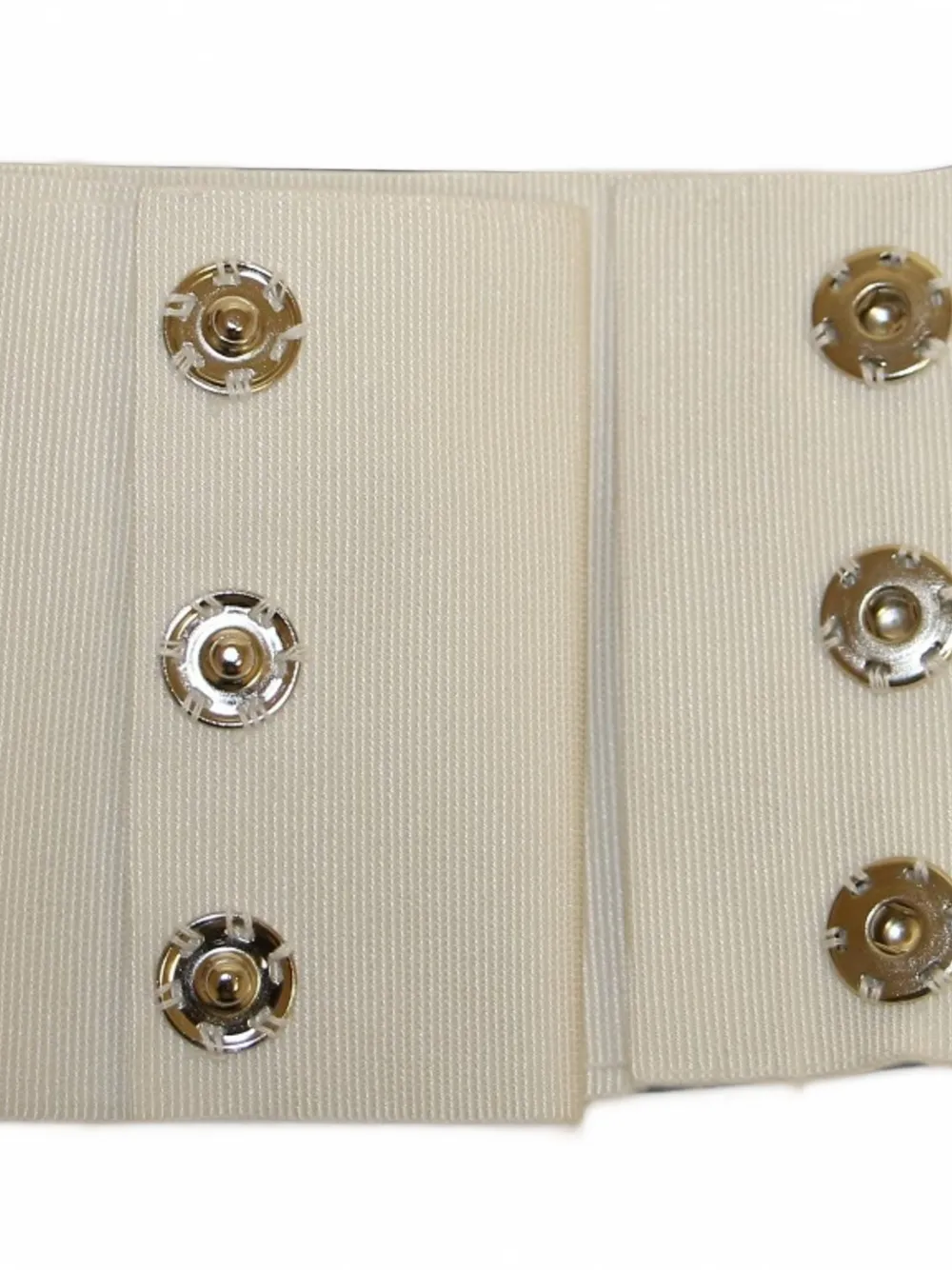 Dolce & Gabbana Verfraaide riem met drukknoop Wit