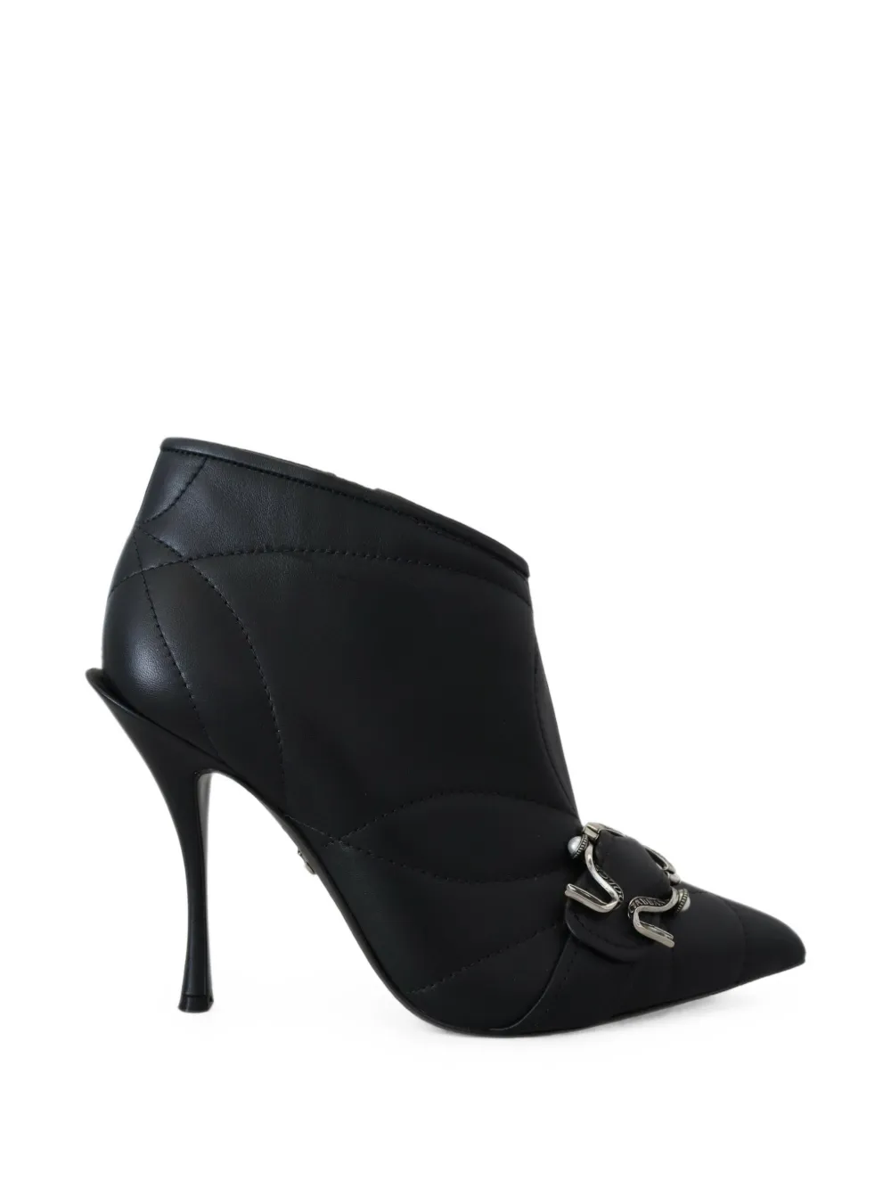 Dolce & Gabbana Devotion quilted buckled ankle boots
