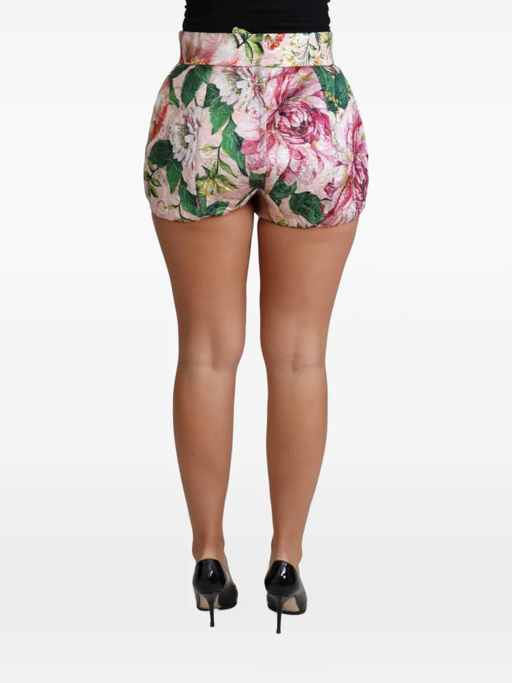 Dolce & Gabbana floral-print shorts Beige