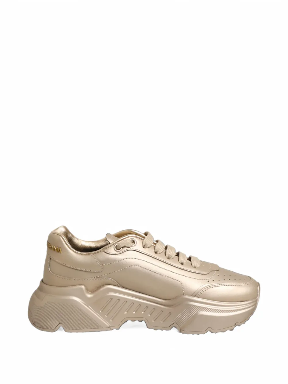 Dolce & Gabbana Daymaster leather sneakers - Gold