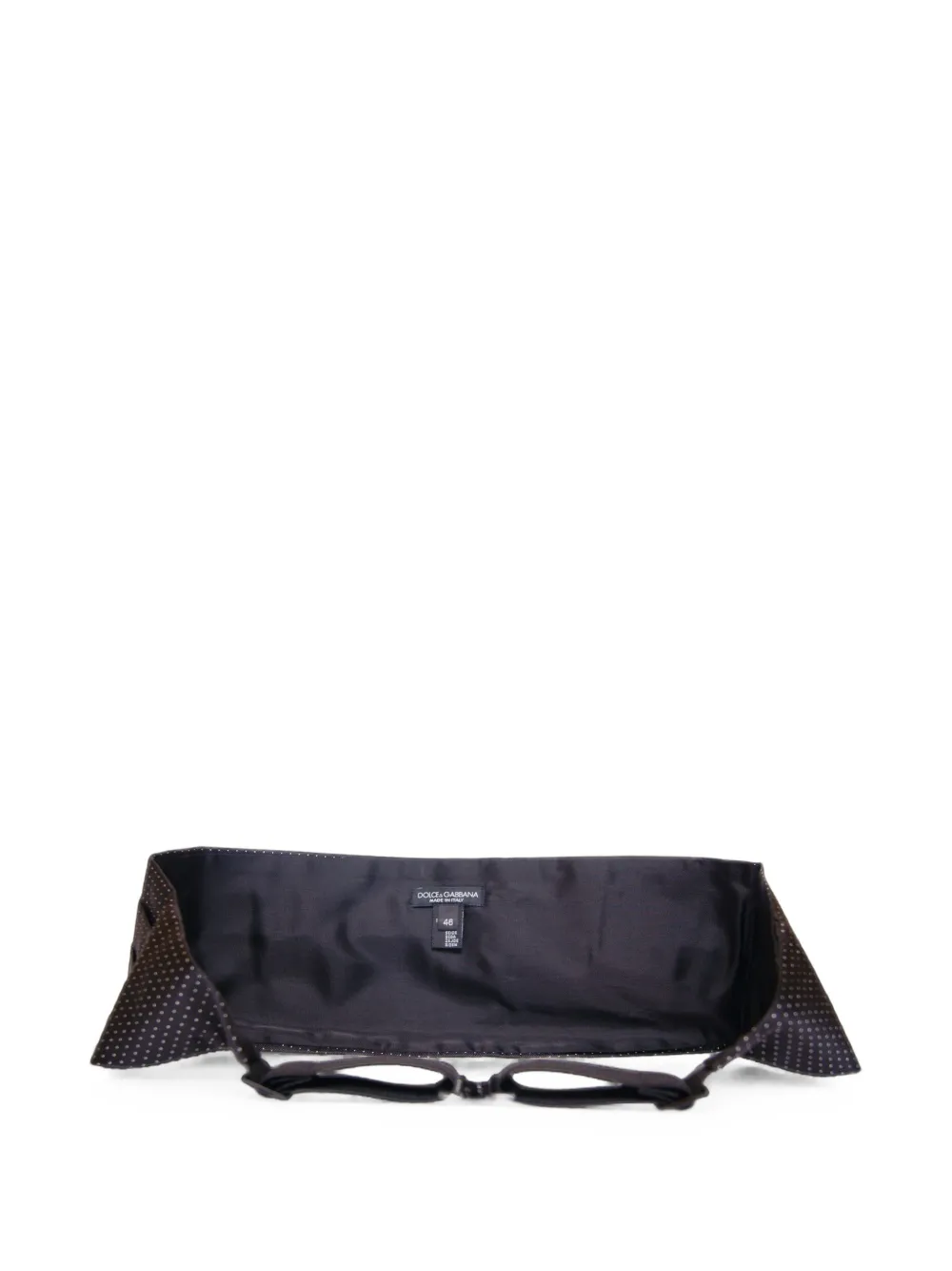 Dolce & Gabbana polka-dot pleated cummerbund