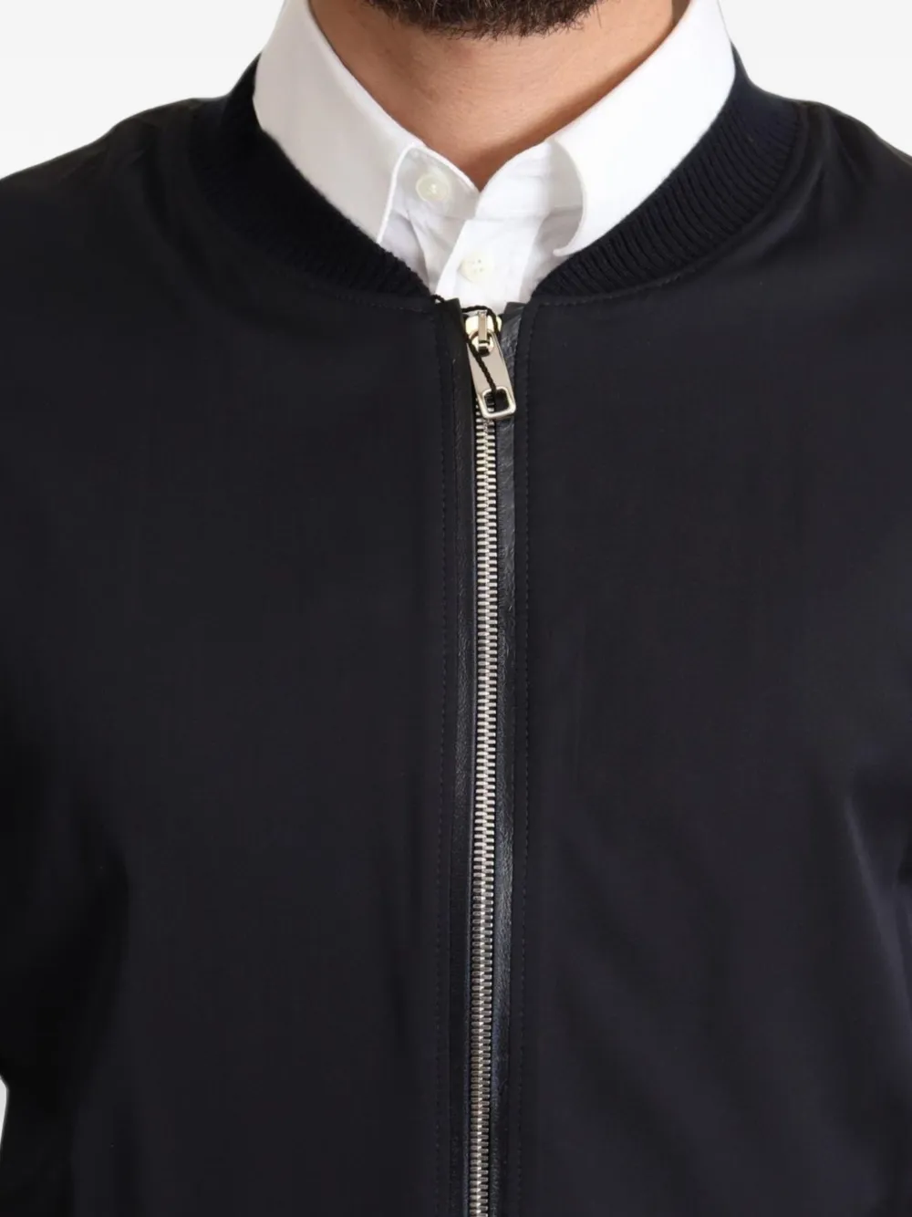 Dolce & Gabbana Zijden bomberjack Zwart