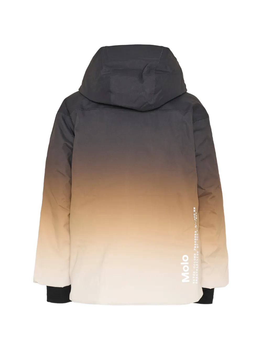 Molo Jack met capuchon en ombré-effect Zwart