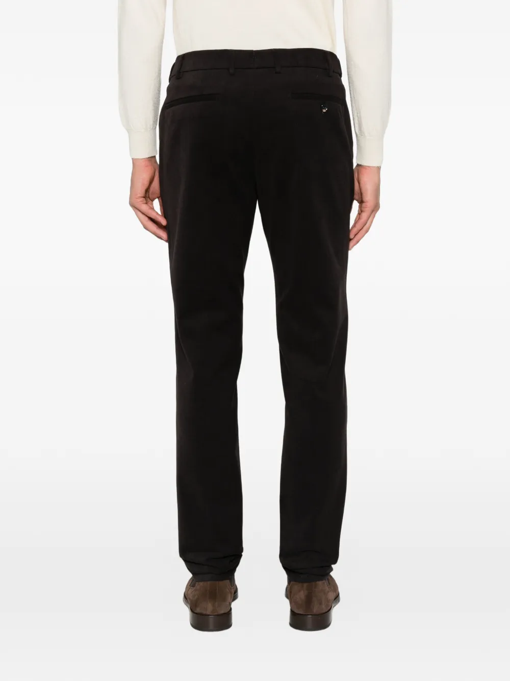 Berwich Morello Elax slim-fit trousers Bruin