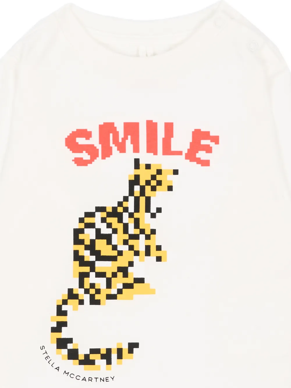 Stella McCartney Kids T-shirt met grafische print Wit