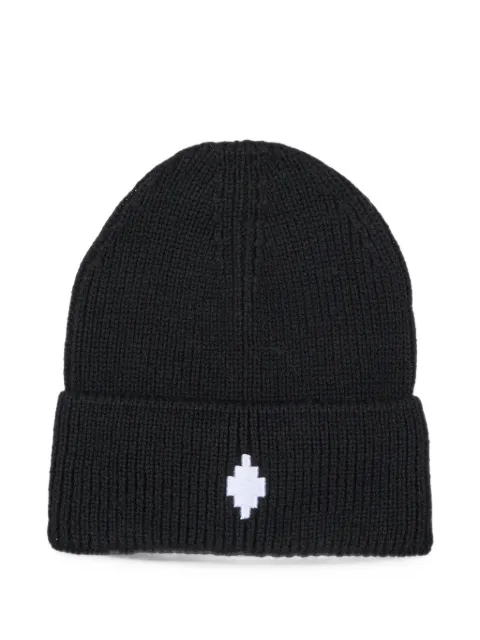 COUNTY OF MILAN KIDS Cross logo-embroidered beanie hat
