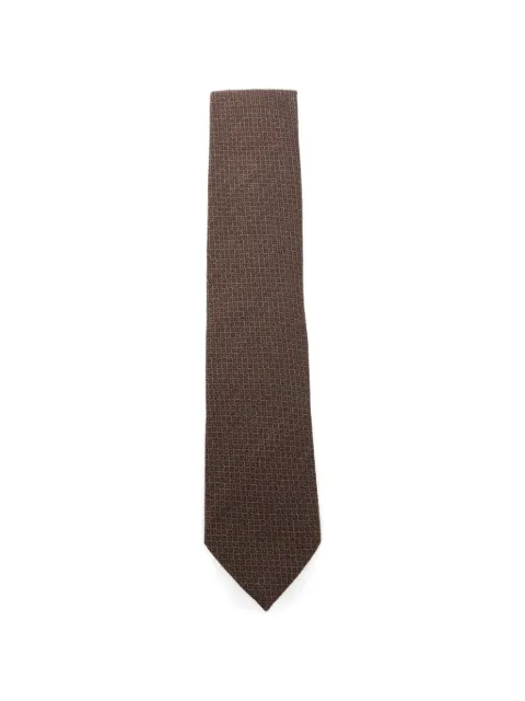 Zegna micro-pattern tie