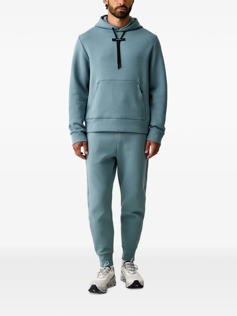 On Hoodie met trekkoord Blauw
