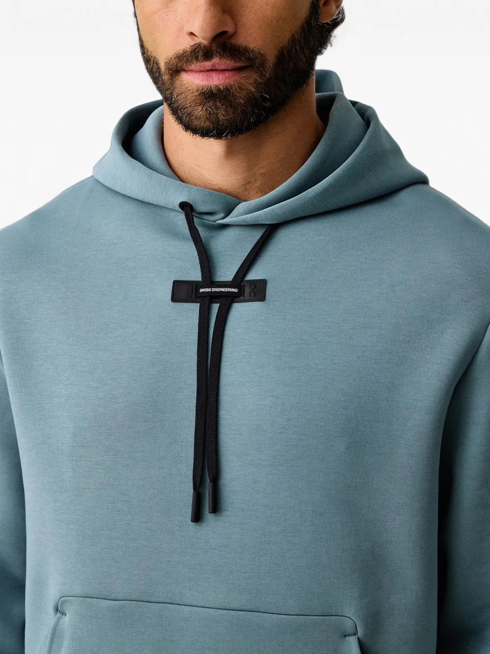 On Hoodie met trekkoord Blauw