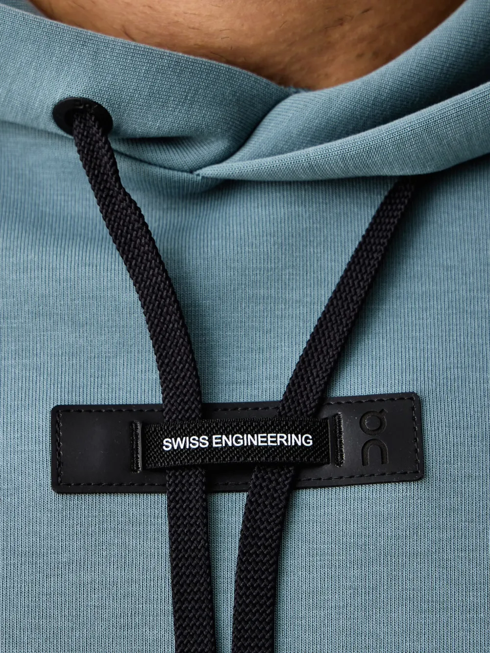 On Hoodie met trekkoord Blauw