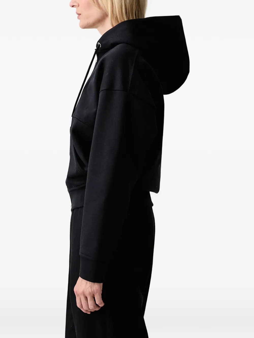 On Club Collective hoodie met trekkoord en rits Zwart