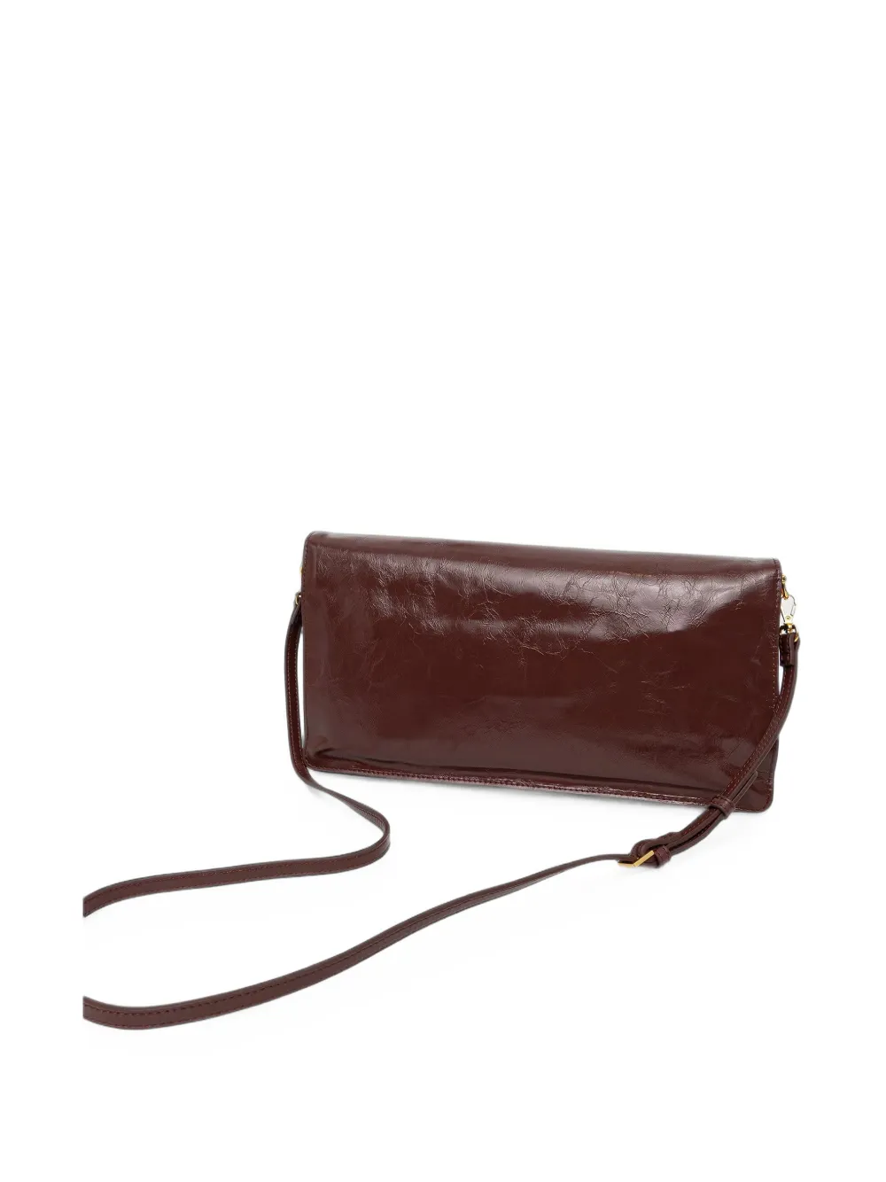 Patrizia Pepe Fly-plaque shoulder bag Bruin
