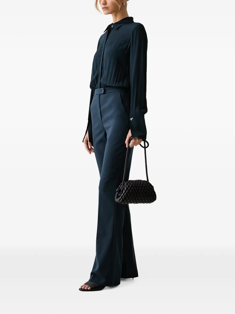 Patrizia Pepe Jumpsuit met lange mouwen Blauw