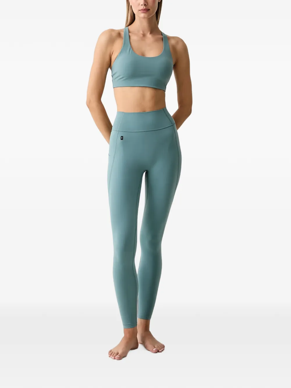 On Sport-bh met racerback Blauw