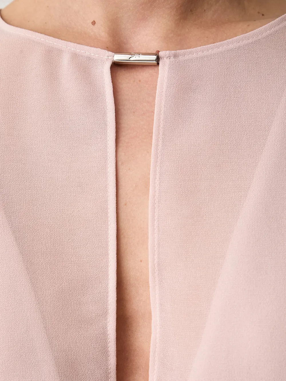 Patrizia Pepe Jurk met capemouwen Roze