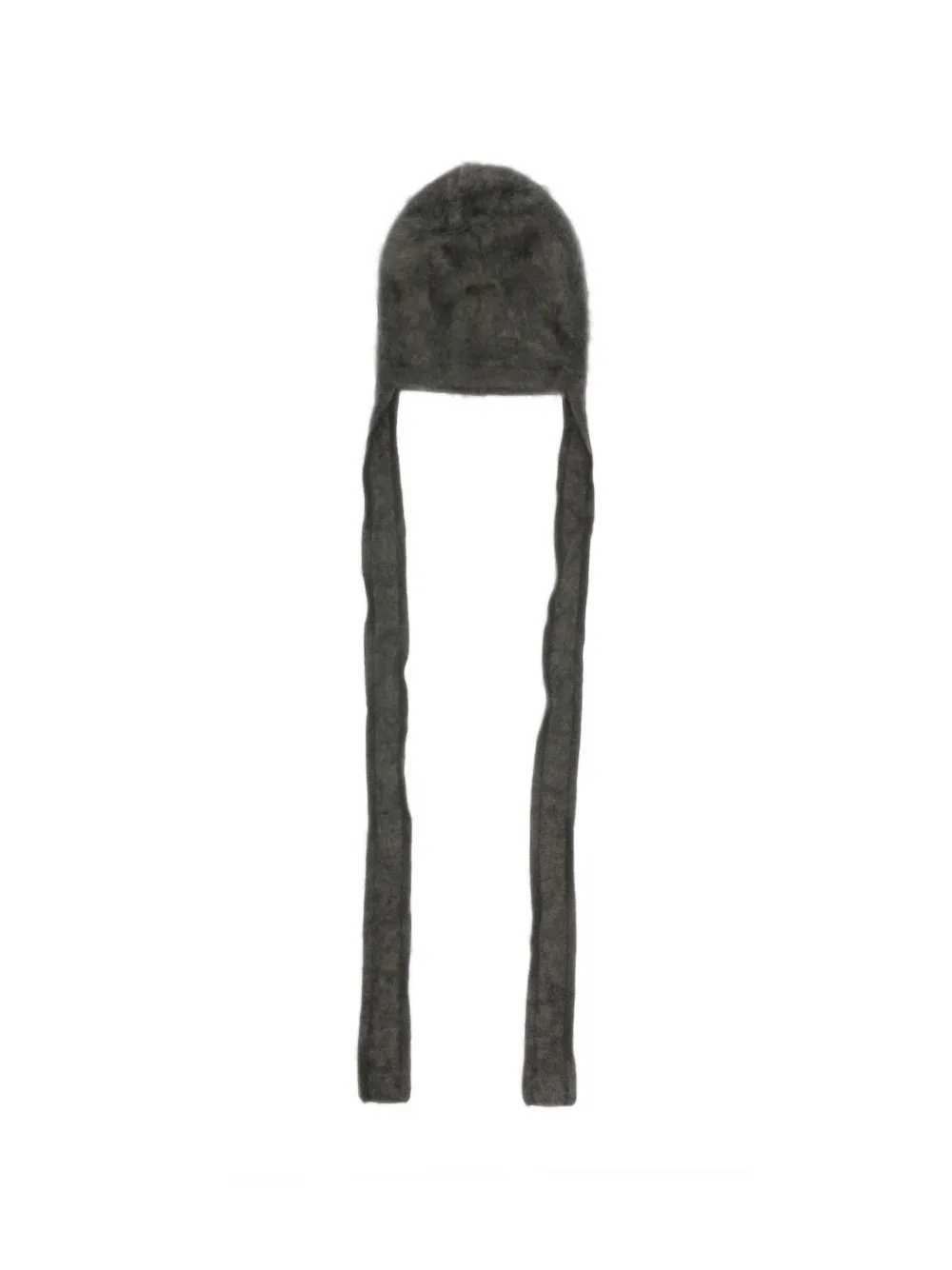 Lisa Yang brushed-finish tie-fastening beanie hat