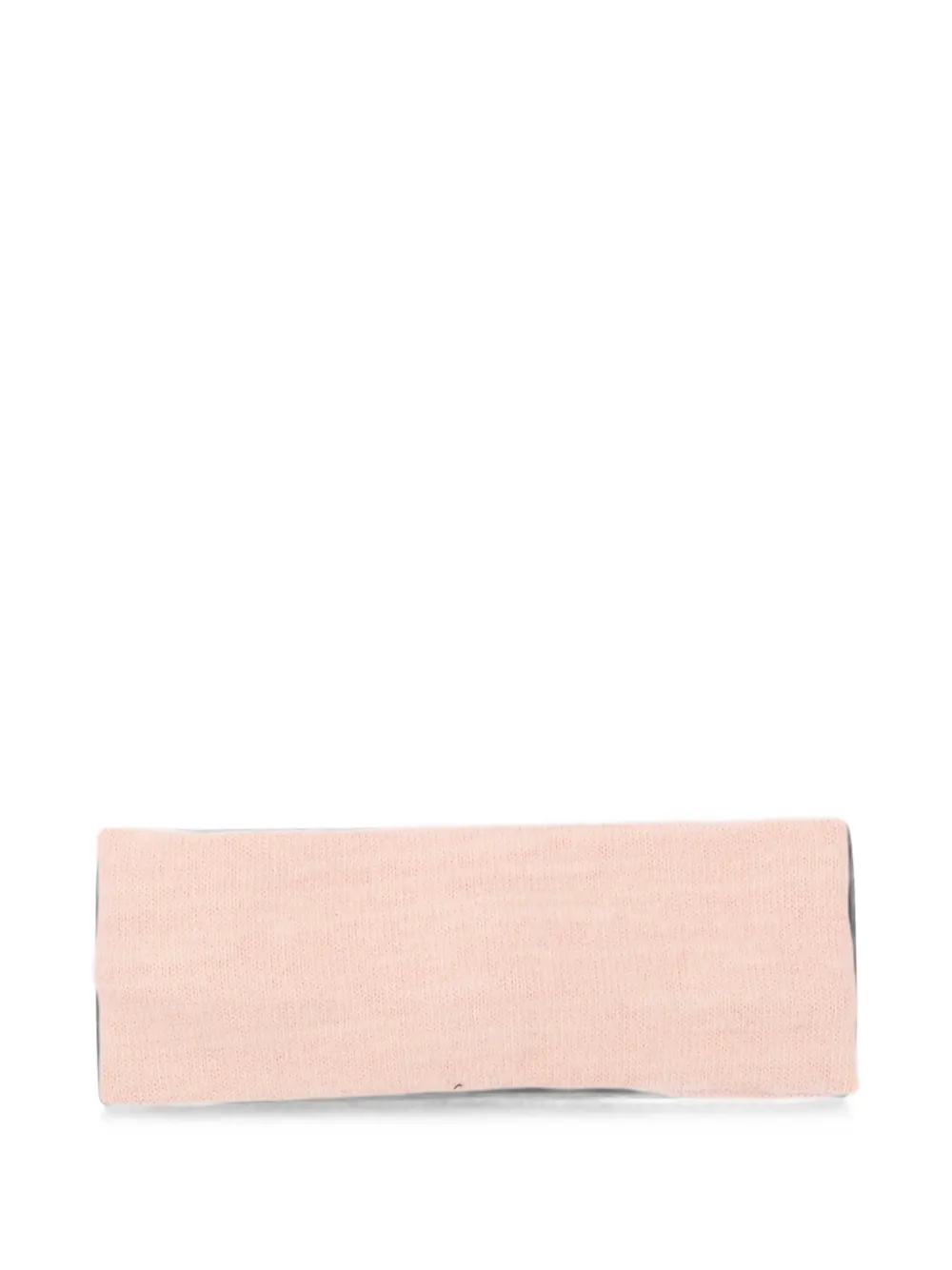 Bamboom Gebreide haarband met knoopdetail Roze