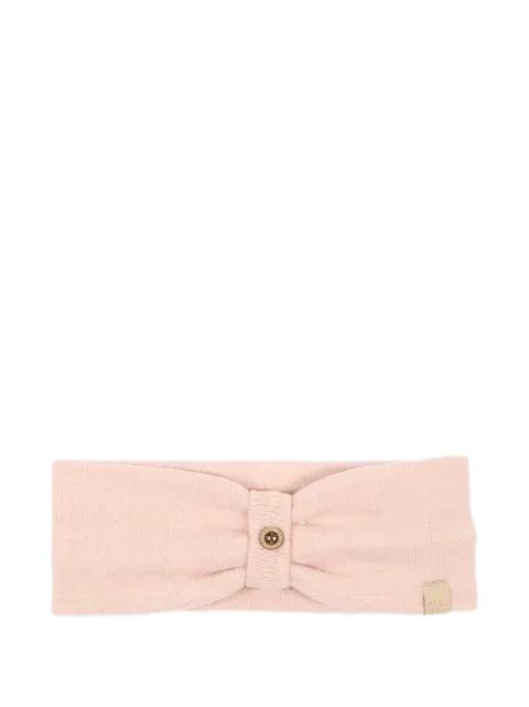 Bamboom knitted button-detail headband