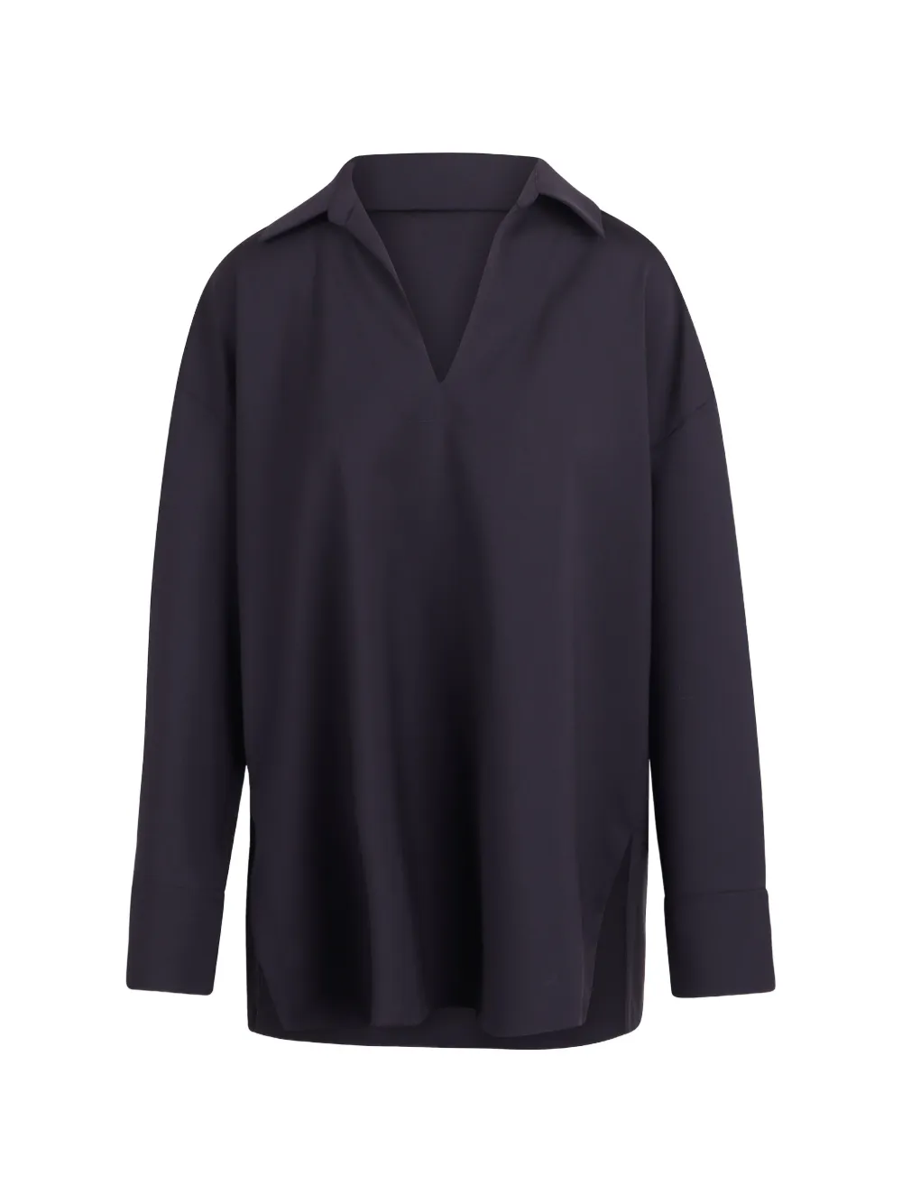 'S Max Mara V-neck long-sleeved blouse - Blu