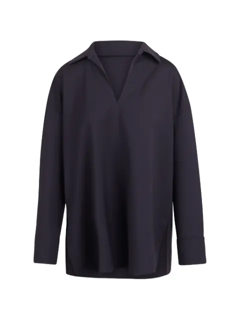 'S Max Mara V-neck long-sleeved blouse